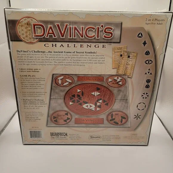 Davinci's Challenge Ancient Game of Secret Symbols NEW 2-4 Players Ages 8+ - Picture 5 of 8